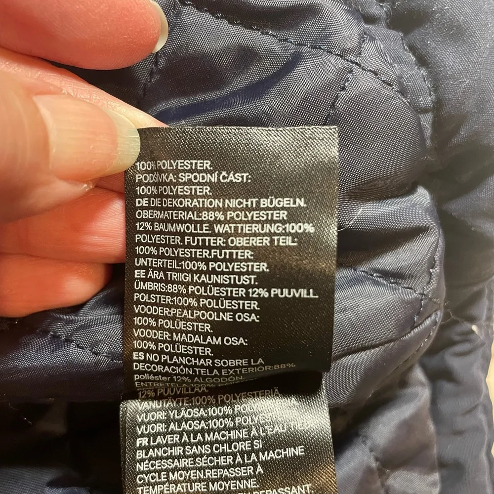L.O.G.G. by H&M Navy Kids Fur-Lined Jacket, Size 2-3‎ Years